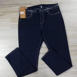 Straight Leg Denim Pants